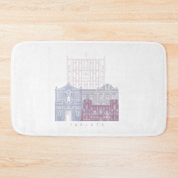 Item preview, TARANTO SKYLINE POSTER PASTEL designed and sold by paulrommer.