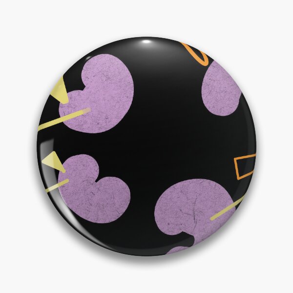 Item preview, Lavender yellow abstract a geometry black pattern designed and sold by Yana Mustafina | Boho Soulful Designs.
