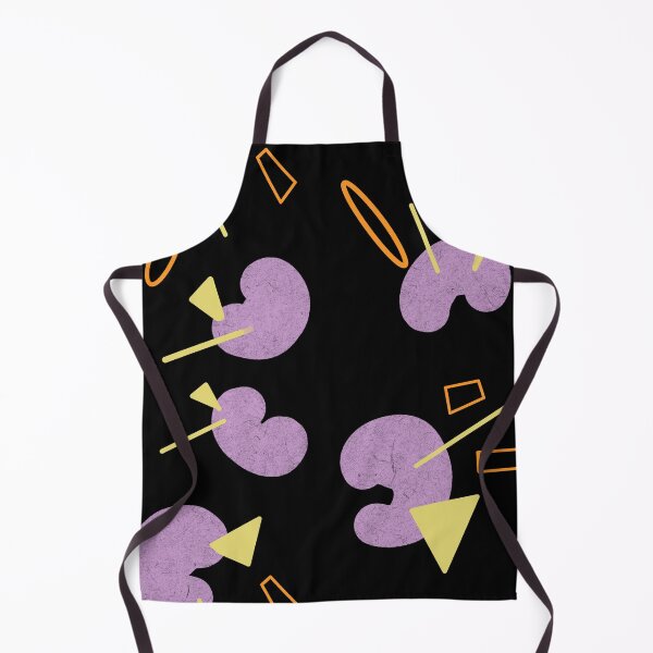 Item preview, Lavender yellow abstract a geometry black pattern designed and sold by Yana Mustafina | Boho Soulful Designs.
