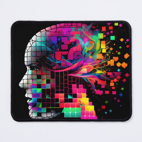 Item preview, The colorful thought - artistic creativity designed and sold by Pixelboys.