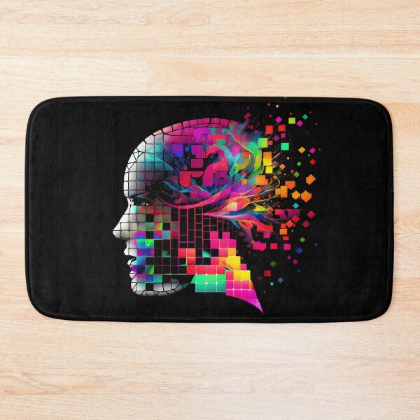 Item preview, The colorful thought - artistic creativity designed and sold by Pixelboys.