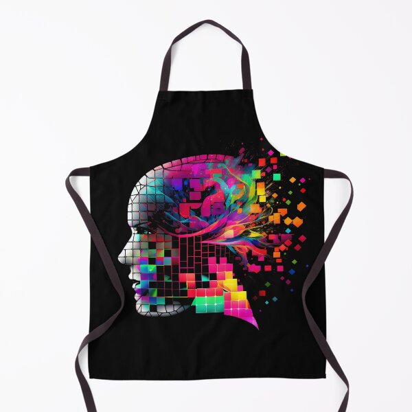 Item preview, The colorful thought - artistic creativity designed and sold by Pixelboys.