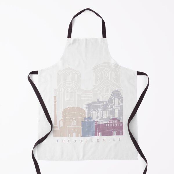 Item preview, THESSALONIKI SKYLINE POSTER PASTEL designed and sold by paulrommer.
