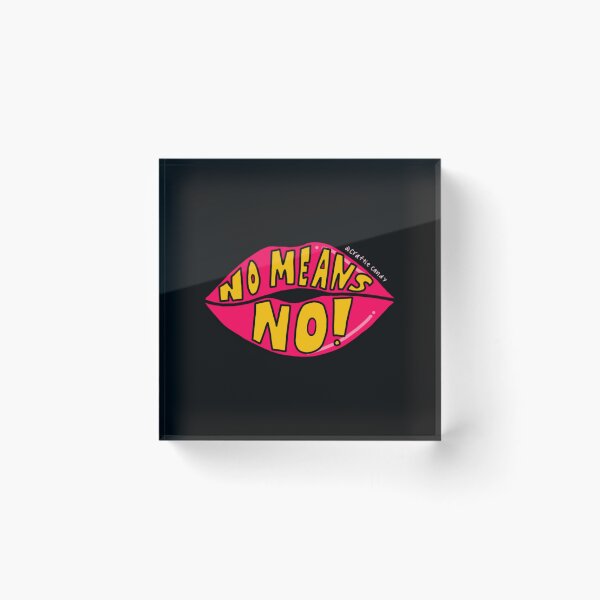 Item preview, No Means No Lips   designed and sold by JJWonderlandCo.