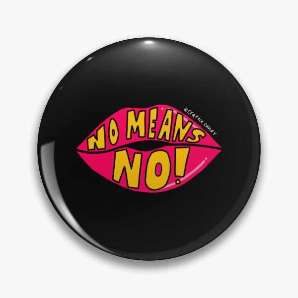 Item preview, No Means No Lips   designed and sold by JJWonderlandCo.