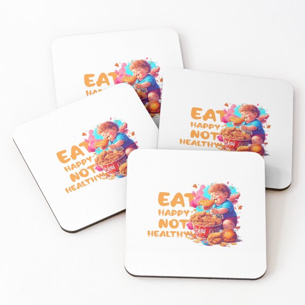 Artikelvorschau, Eat happy not healthy: Body Positivity Revolution entworfen und verkauft von Paolospresent.