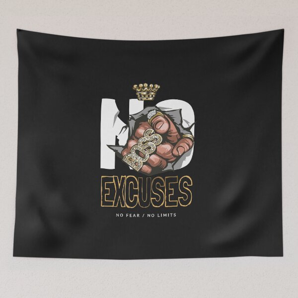Item preview, I am boss excuses - no fear - no limits designed and sold by JameJoyDesigner.