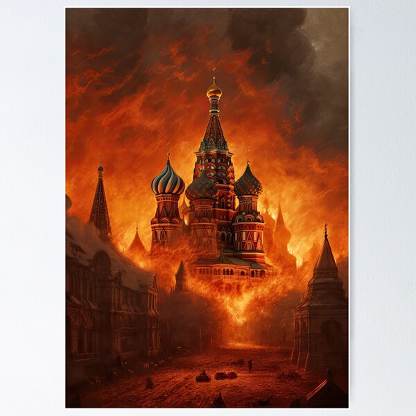 Item preview, moscow in fire russia designed and sold by NBazilenco.