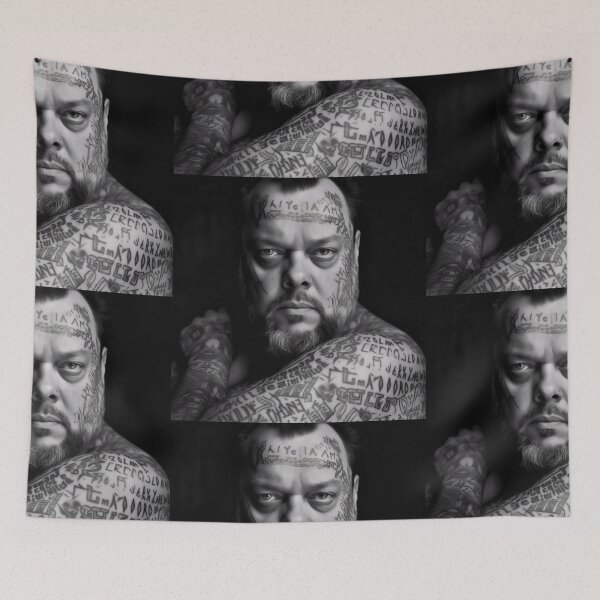 Item preview, Kopie von Man with tattoos on his face designed and sold by Markus Baron.
