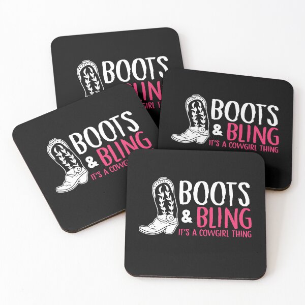 Item preview, Boots & Bling It's A Cowgirl Thing Horse Riding designed and sold by Pubi.