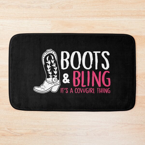 Item preview, Boots & Bling It's A Cowgirl Thing Horse Riding designed and sold by Pubi.