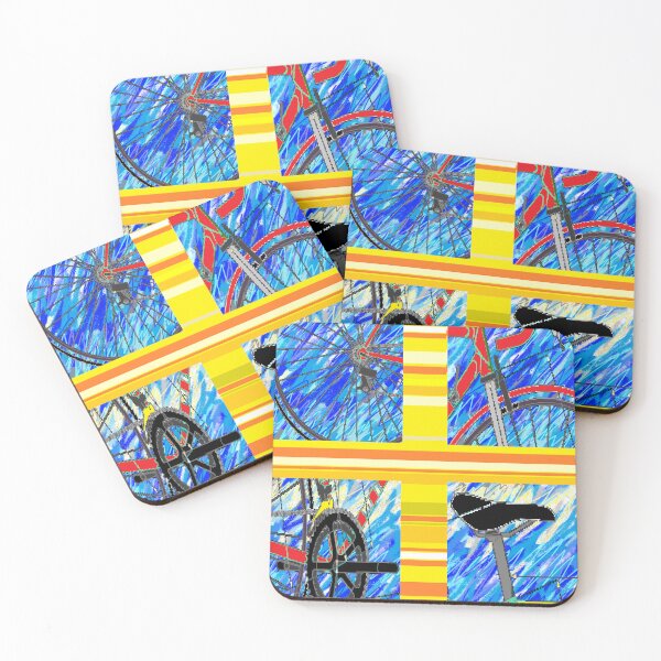 Item preview, 4 bicycle blue  designed and sold by LowEndGraphics.
