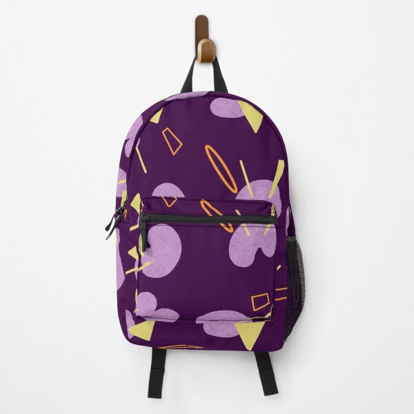 Item preview, Lavender yellow abstract a geometry violet pattern designed and sold by Yana Mustafina | Boho Soulful Designs.