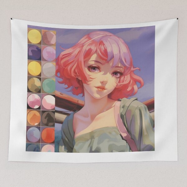 Item preview, Aesthetic Anime Girl designed and sold by TMDNE.