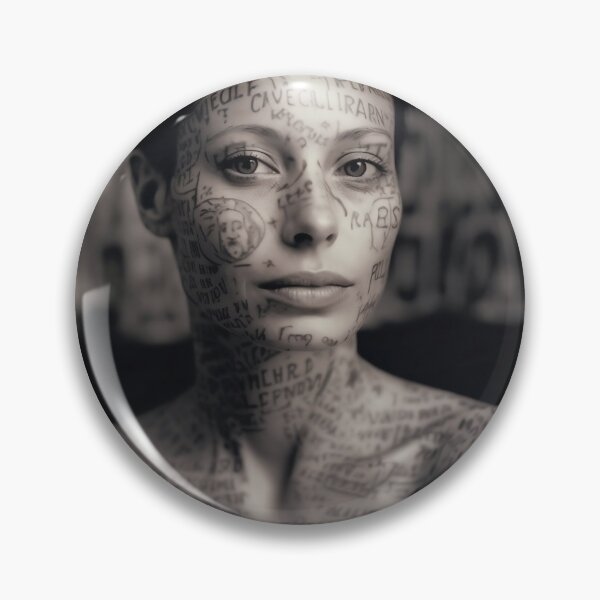 Item preview, Very pretty woman with tattoos on her face designed and sold by Markus Baron.