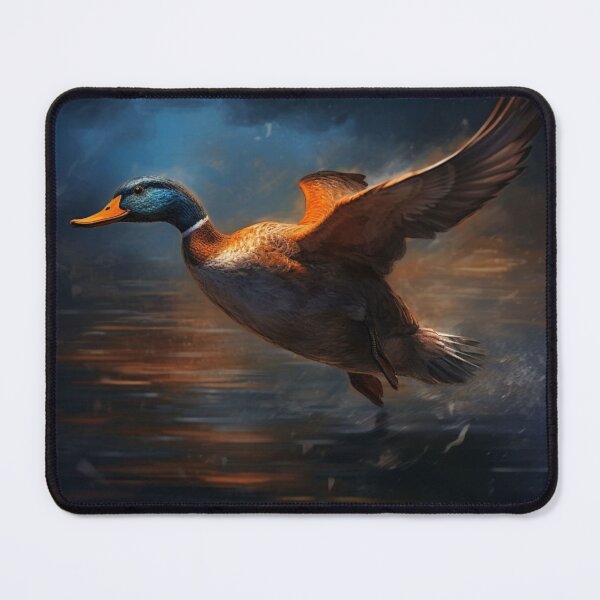 Item preview, Duck flying in the sky. Digital painting. 3d rendering designed and sold by aiphotosart.