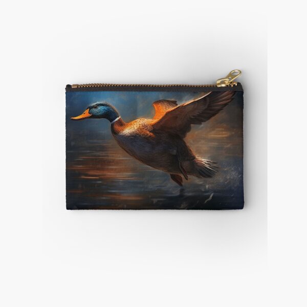 Item preview, Duck flying in the sky. Digital painting. 3d rendering designed and sold by aiphotosart.