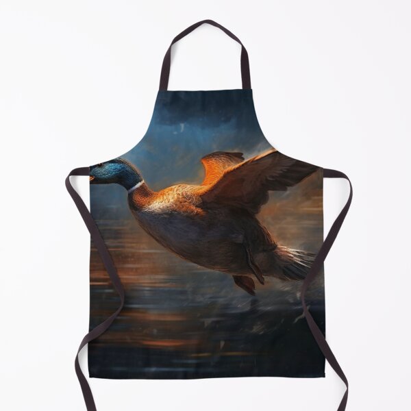Item preview, Duck flying in the sky. Digital painting. 3d rendering designed and sold by aiphotosart.