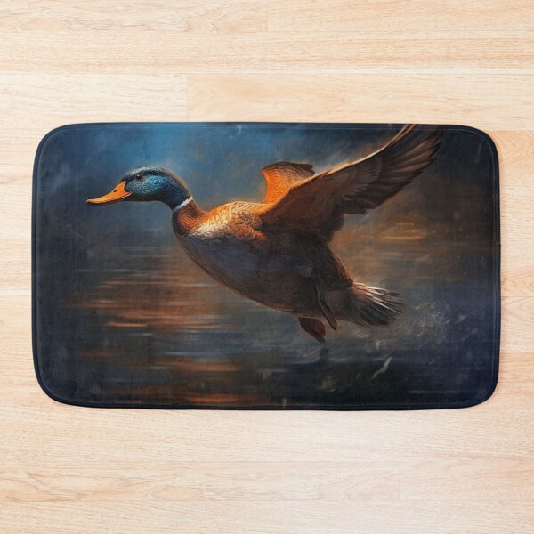 Item preview, Duck flying in the sky. Digital painting. 3d rendering designed and sold by aiphotosart.