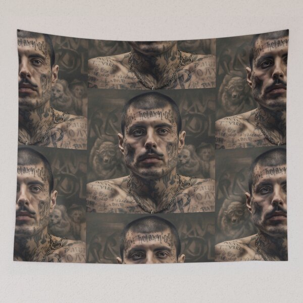 Item preview, A tough guy with very noticeable tattoos designed and sold by Markus Baron.