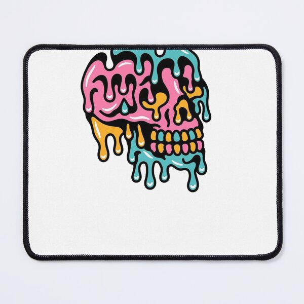 Item preview, Colourful Melting Skull designed and sold by GarmentFrazzle.