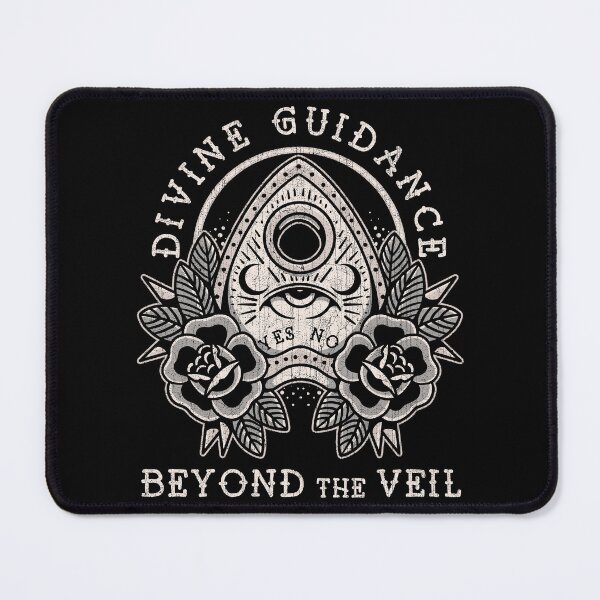 Item preview, Divine Guidance, Beyond the Veil, Old School Tattoo, Ouija Board, Planchette designed and sold by Proverbial Wisdom Design.