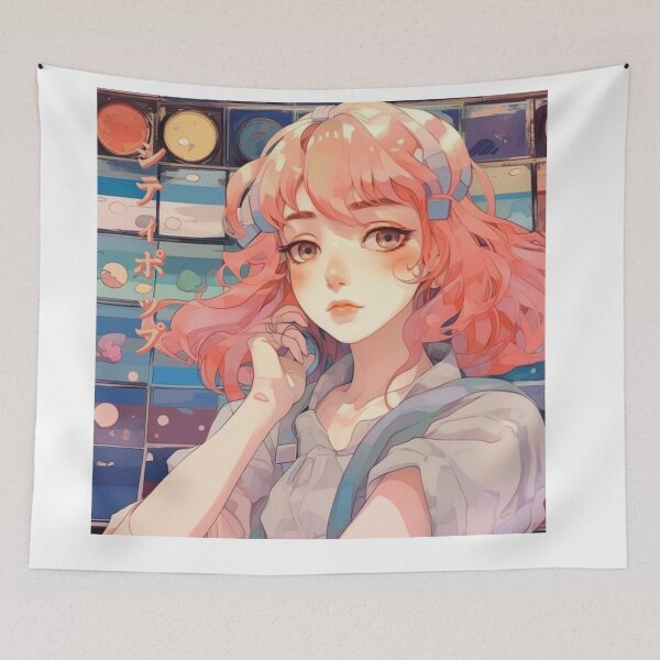 Item preview, Aesthetic Anime Girl designed and sold by TMDNE.