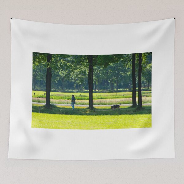 Item preview, Taking out the dog on a sunny Sunday morning designed and sold by jchanders.