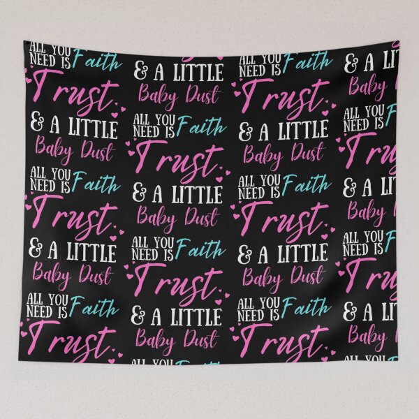 Item preview, All You Need Is Faith Trust A little Baby Dust, IVF, IUI Procedure day T-Shirt designed and sold by BrennDaniel.