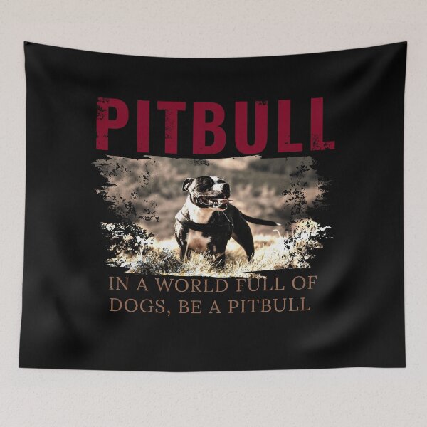 Item preview,  In a world full of dogs be a PITBULL - cool red design designed and sold by DarkDesign69.