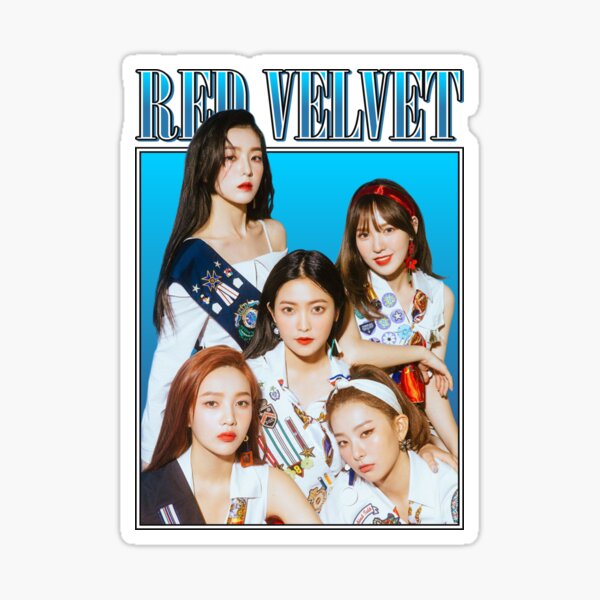 Red Velvet Russian Roulette Logo Sticker Sticker for Sale by crscntbttrfly