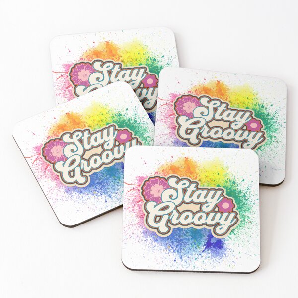 Item preview, Stay Groovy, Be Cool, Hippie, Retro designed and sold by desireedickens.