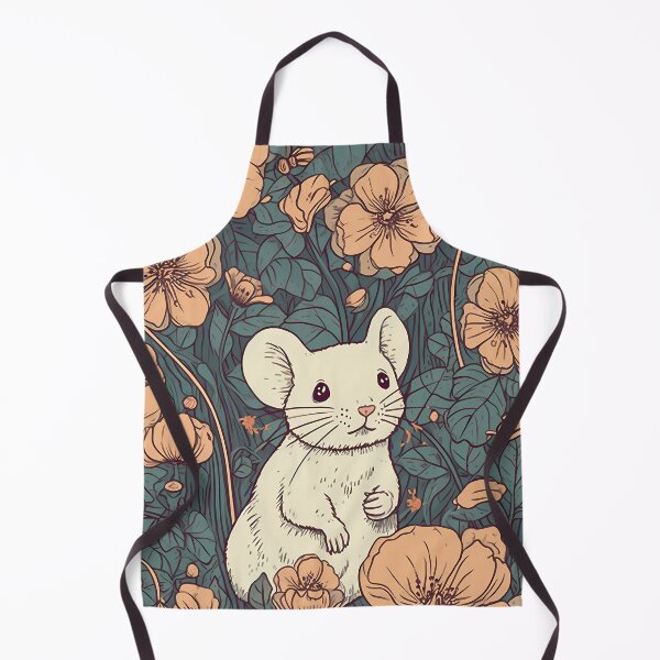 Item preview, Mouse Illustration in a field of flowers designed and sold by 11pixeli.