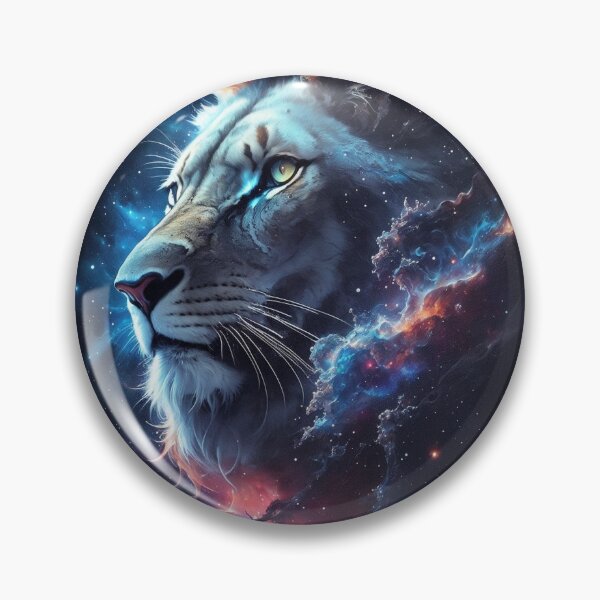 Item preview, "Cosmic Majesty: Lion in the Nebula" designed and sold by PRINT SCAPE.