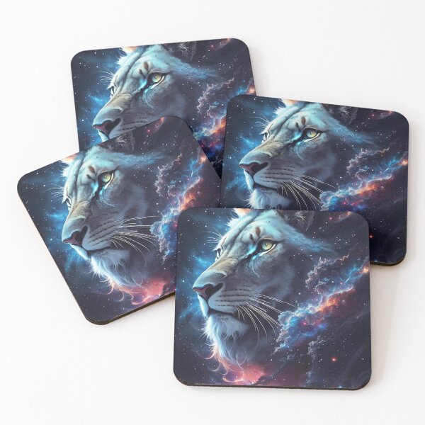 Item preview, "Cosmic Majesty: Lion in the Nebula" designed and sold by PRINT SCAPE.