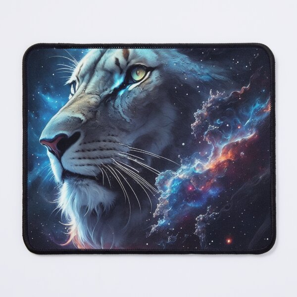 Item preview, "Cosmic Majesty: Lion in the Nebula" designed and sold by PRINT SCAPE.