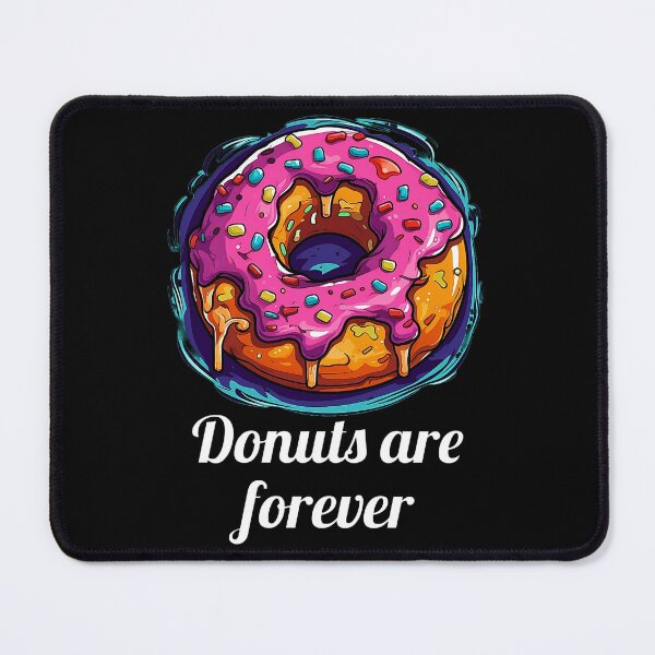 Item preview, Delicious Pink Glazed Donut - "Donuts are forever" designed and sold by SADStyleDesigns.