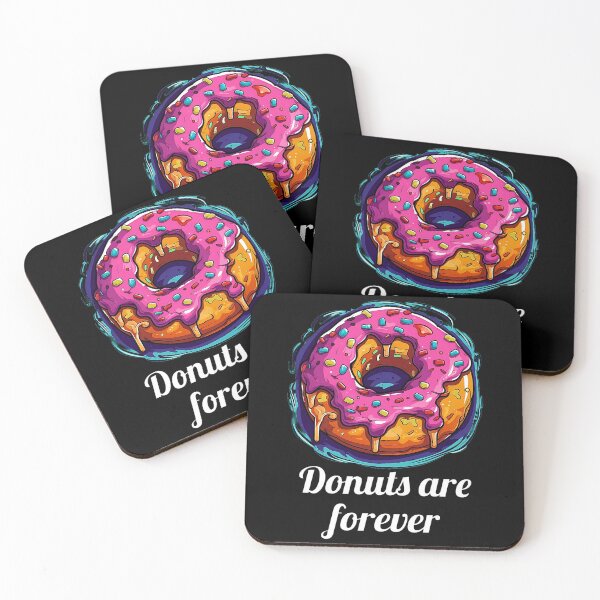Item preview, Delicious Pink Glazed Donut - "Donuts are forever" designed and sold by SADStyleDesigns.