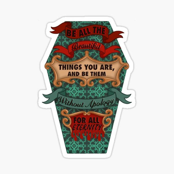 Item preview, Maximalist Lestat de Lioncourt Quote Coffin designed and sold by JIzzyB.