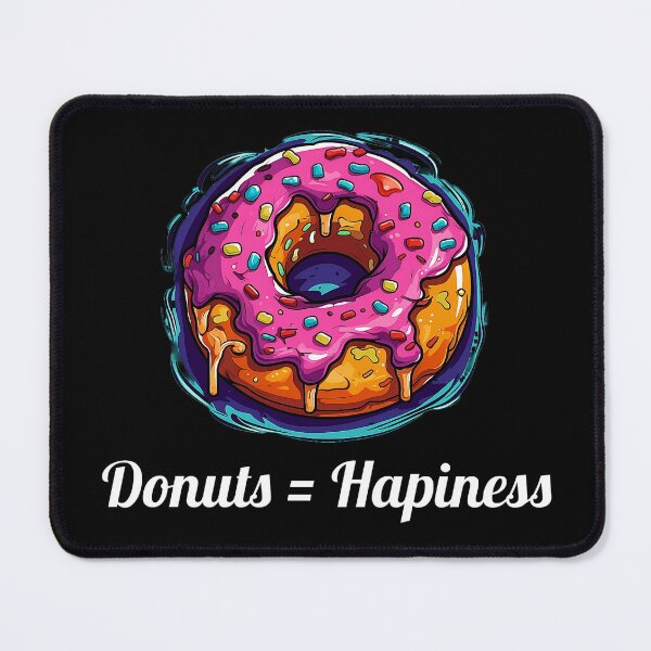 Item preview, Delicious Pink Glazed Donut - "Donuts = Happiness" designed and sold by SADStyleDesigns.
