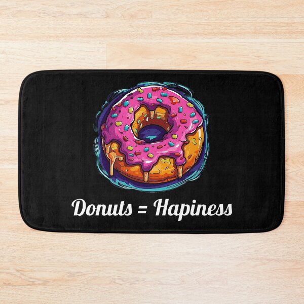 Item preview, Delicious Pink Glazed Donut - "Donuts = Happiness" designed and sold by SADStyleDesigns.