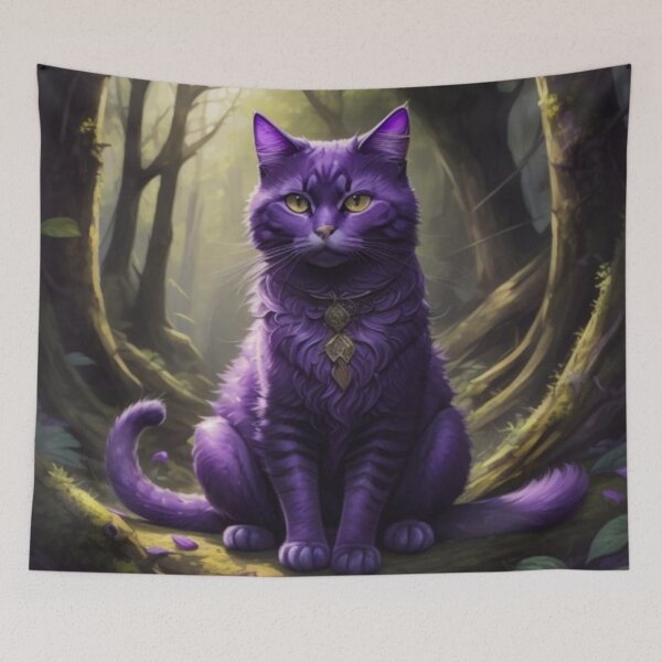 Item preview, a pruple cat designed and sold by sharupatterns.