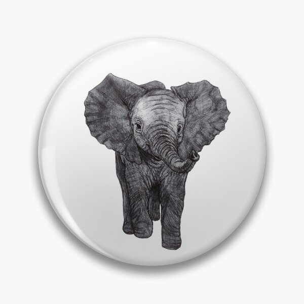 Item preview, Baby elephant designed and sold by mrnart27.