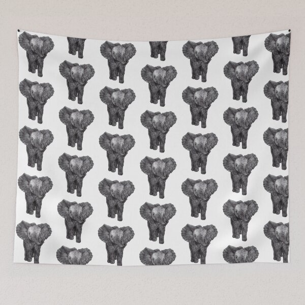 Item preview, Baby elephant designed and sold by mrnart27.