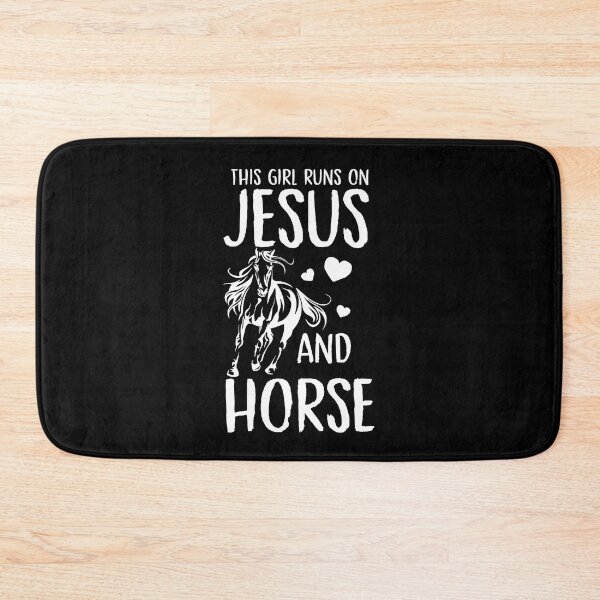 Item preview, This Girl Runs On Jesus And Horses Riding Rider designed and sold by Pubi.