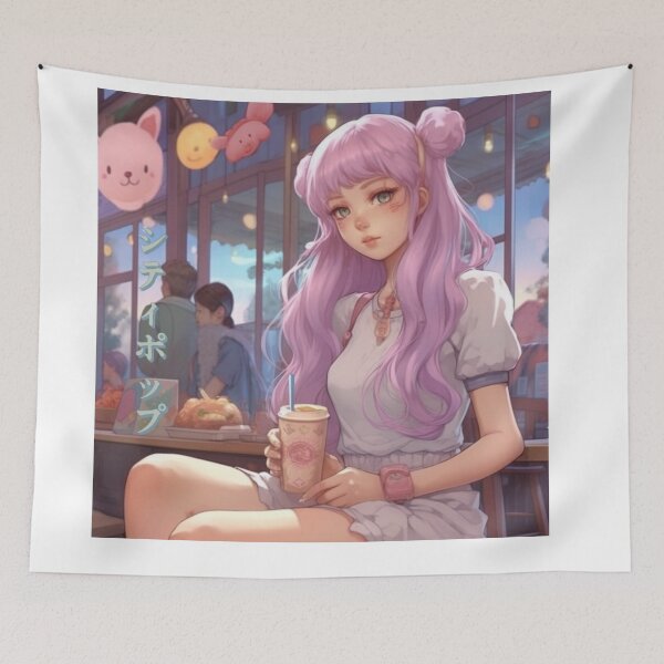 Item preview, Aesthetic Anime Girl designed and sold by TMDNE.