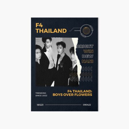 F4 Thailand ポスター　サイン入　brightwin nani dew F4 Thailand ポスター サイン入 brightwin nani dew F4 Thailand