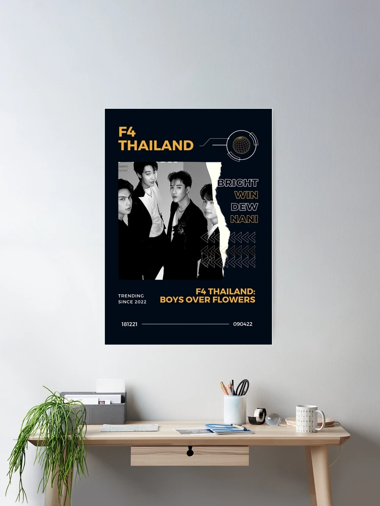 F4 THAILAND BWDN BRIGHT WIN DEW NANI Autographed Signed