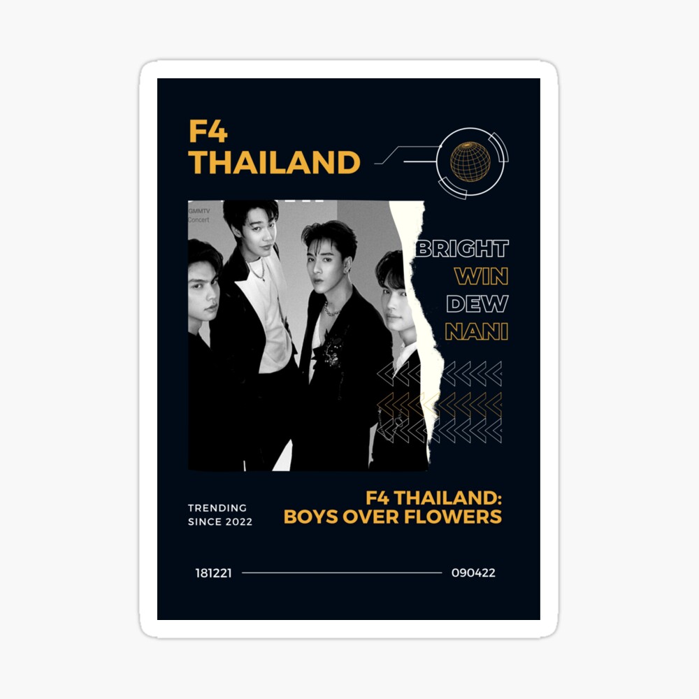 F4 Thailand ポスター　サイン付　brightwin F4 Thailand ポスター サイン付 brightwin