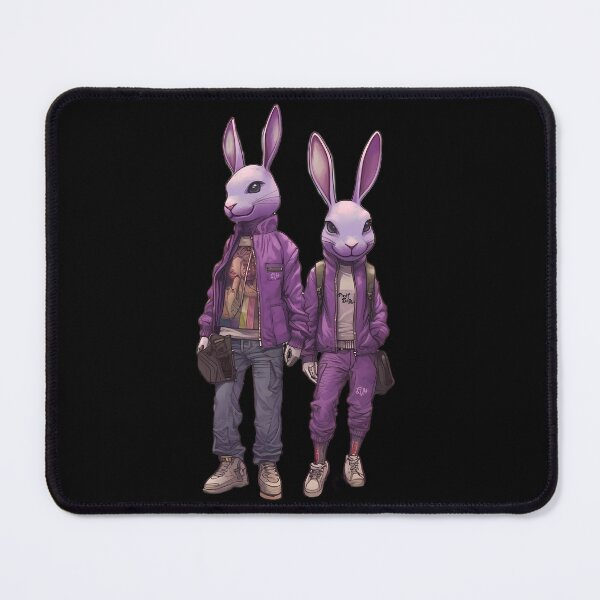 Item preview, The lavender bunnies by Laas van Haas designed and sold by Pixelboys.